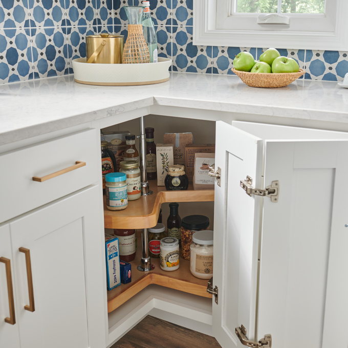 20 Practical Kitchen Corner Storage Ideas - Shelterness