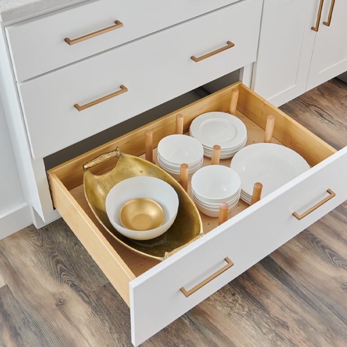 This  removable drawer maximized my kitchen storage space