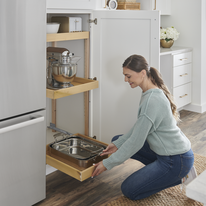 Kitchen pull out Shelving Solutions from Kitchen Pull-Out Shelves the pullout  shelf leader