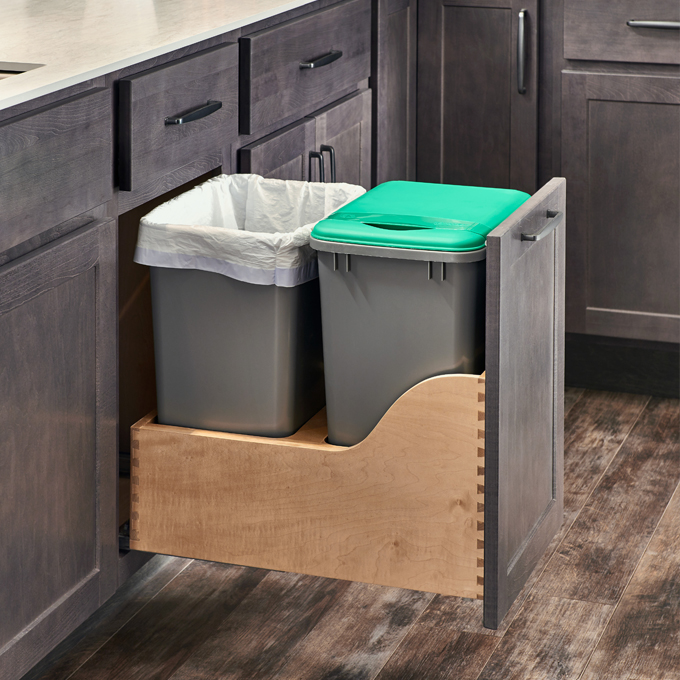 kitchen waste container storage