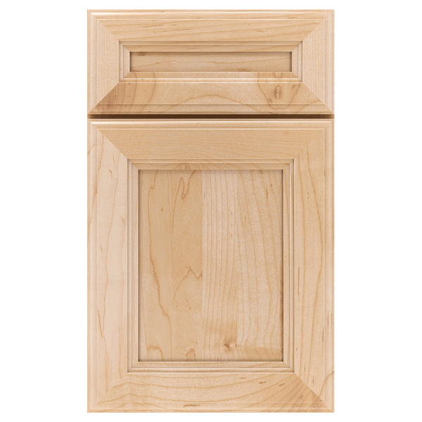 a close up of a wooden cabinet door on a white background