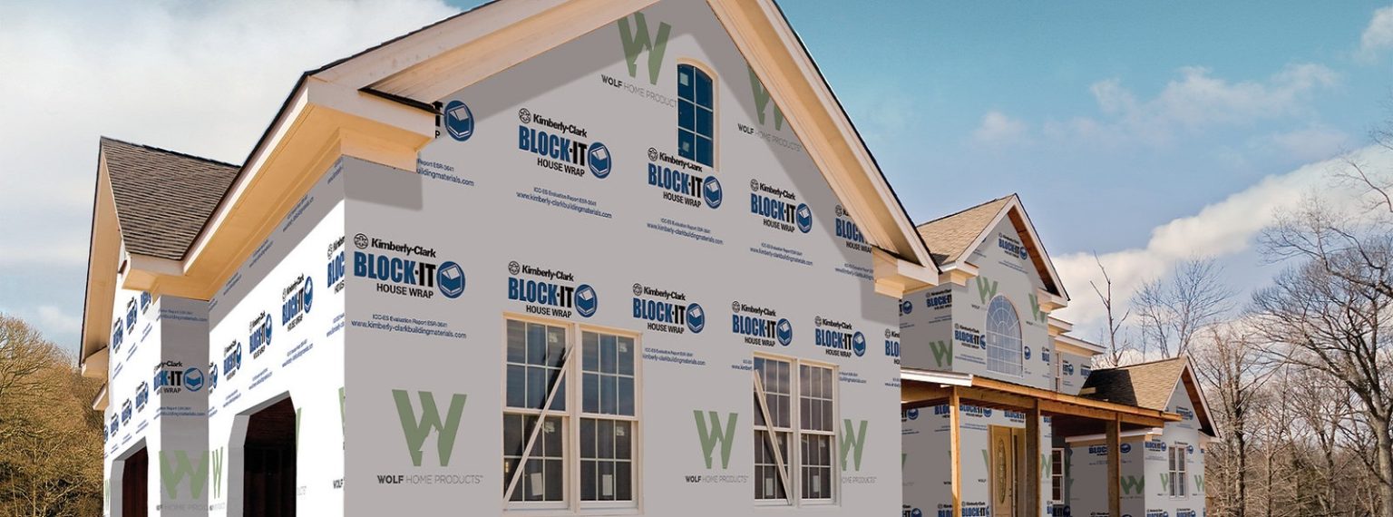 Introducing BLOCKIT House Wrap Wolf Home Products