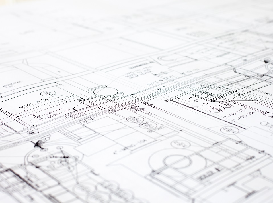 a drawing of a building plan